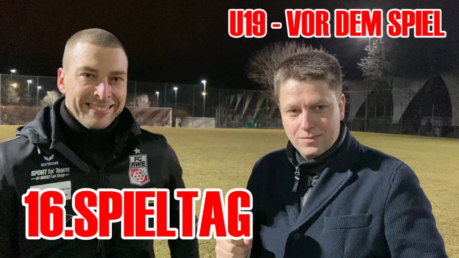 U19 - 16.Spieltag - Robin Krüger vor dem Spiel
